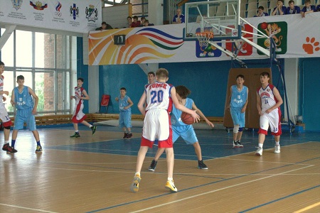 Баскетбол, юноши. Томск - Петропавловск. Фотогалерея