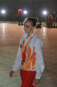 Новосибирская гимнастка Ангелина Ипатьева стала Олимпиоником